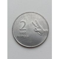 Индия. 2 рупии 2009 года. (4)
