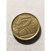 Испания 5 песет 1991