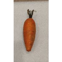 Игрушка елочная Морковь Вата