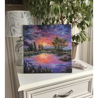 Картина моей супруги Кристины. Акрил, без названия