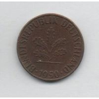 1 пфенниг 1950  Германия