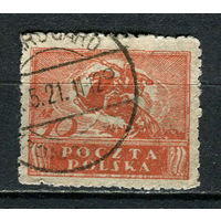 Польша - 1919/1920 - Всадник 10М - [Mi.116] - 1 марка. Гашеная.  (Лот 13JL)-TG2P32