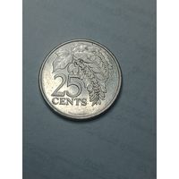 Тринедад и Тобаго 25 центов 2008 года .