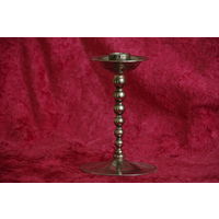 Подсвечник с серебрением  ( высота  13 см  )