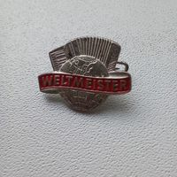 Значок Германия ГДР промышленность Weltmeister баян