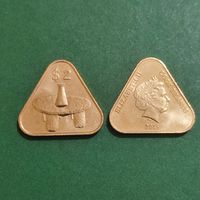 Острова Кука 2 доллара 2015 г.