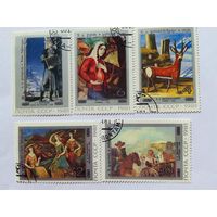 Марки  Живопись Грузии   Почта СССР     1981  5 шт. -  4,00 руб.