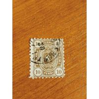 1875 Россия Великое княжество Финляндское Лин 11 герб (5-8)