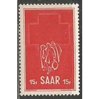 Французский СААР. Неделя Красного Креста. 1952г. Mi#318.