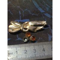 Брошь "бантик" 76 проба