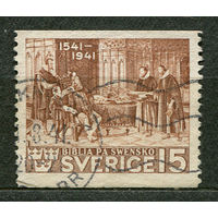 400 лет перевода библии на шведский. 1941. Швеция