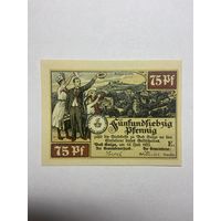 75 пфеннингов (нотгельды) г. Германия.-1012