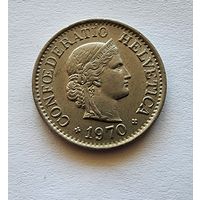Швейцария 10 раппенов, 1970