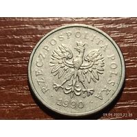 Польша 1 злотый 1990