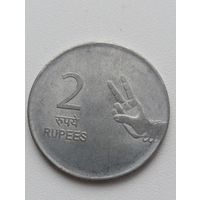 Индия. 2 рупии 2010 года. (4)