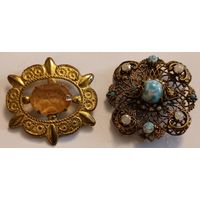 Две брошки из СССР. С 1 рубля!