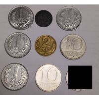 Лот монет Польши 8 штук.