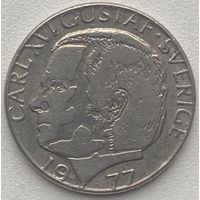Швеция 1 крона 1977 г.
