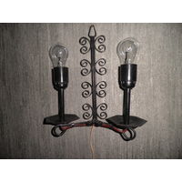 Светильник настенный ажурный,металл,высота 28 см.СССР.Рабочий.С рубля.