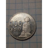 100 сом Узбекистан 2018 год
