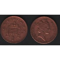 Великобритания _km935 1 пенни 1987 год (обращ) (_7