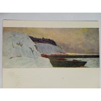 1956. Ряузов. Енисей перед ледоставом