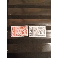 1965 Франция Европа ЦЕПТ флора чистая клей MNH** полная серия (2-8)