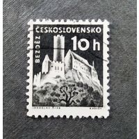 Марка Чехословакия 1960 год Замок