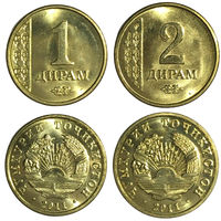 Таджикистан 1 и 2 дирама, 2011 [UNC]