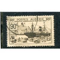 Французский Алжир. Американский корабль в порту Алжира