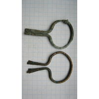 Сюльгамы, пара. Бронза, литье.