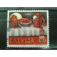 Латвия, 2005. Европа. Гастрономия. Mi-2,4 евро гаш.