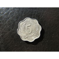 Восточные Карибы. 5 центов. 1992. С 20 копеек. Распродажа коллекции. Смотрите другие лоты.