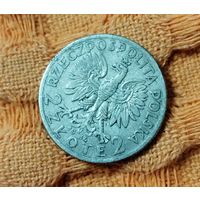 2 злотых 1934. Ядвига