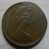 1 новый пеннни 1974 Великобритания