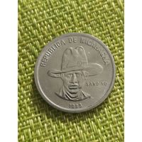 Никарагуа 50 сентаво 1983 г ( Аугусто Николас Сандино )