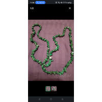 Бусы из натурального малахита СССР