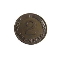 2 пфеннига 1968 G