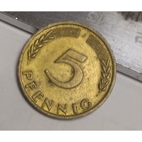 Германия 5 пфеннигов, 1950 джи