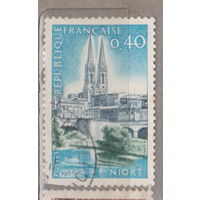 Архитектура Национальный конгресс филателистических обществ Франция 1966 год лот 14