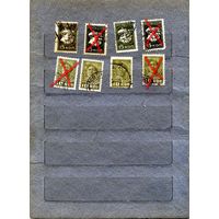 СССР, 1929,  СТАНДАРТНЫЙ ВЫПУСК, Заг. 234-235 ,   8м  по 50коп шт гашен