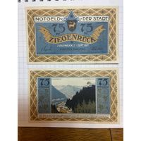 75 пфеннигов (нотгельды) г. Германия Зигенрюк-1201