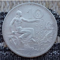 Чехословакия 10 крон 1931 года. Серебро! Предложите свою цену или обмен!