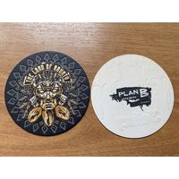 Подставка под пиво пивоварни PLAN B brewery /Россия/ No 13