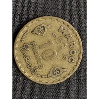 10 франков марокко 1952