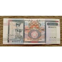 Werty71 Бурунди 1000 франков 2000 UNC банкнота большой формат