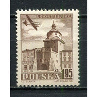 Польша - 1954 - Авиация и архитектура 1,95Zl - [Mi.860] - 1 марка. MNH.  (Лот 54HT)-TG3P15