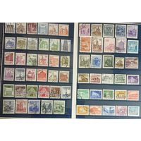 Набор гашеных марок разных стран