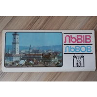 Львов, набор открыток 17шт, 1984г