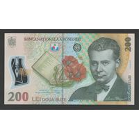 Румыния 200 лей образца 2018 года (2023). Тип Р-122. Состояние UNC!